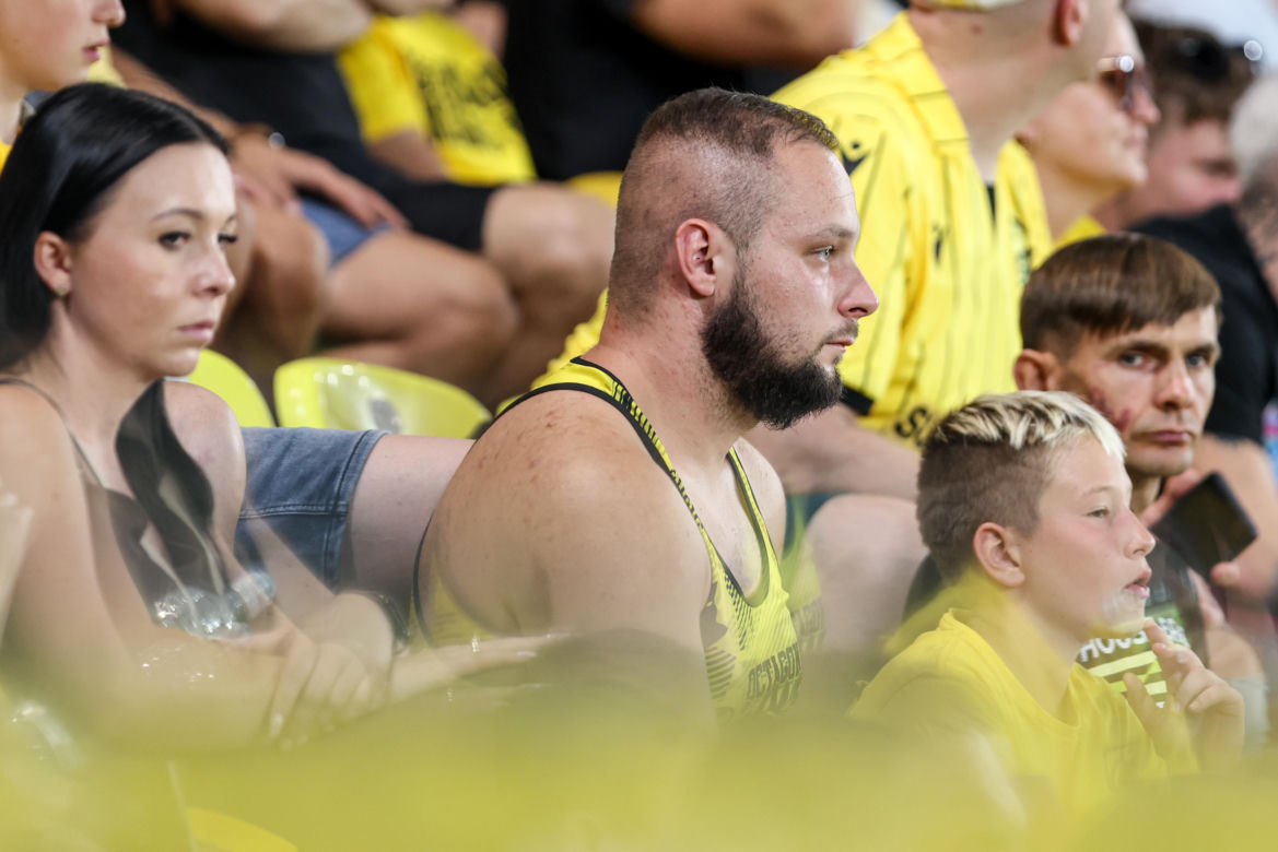 Zdjęcia kibiców z meczu GKS Katowice - MSK Żilina