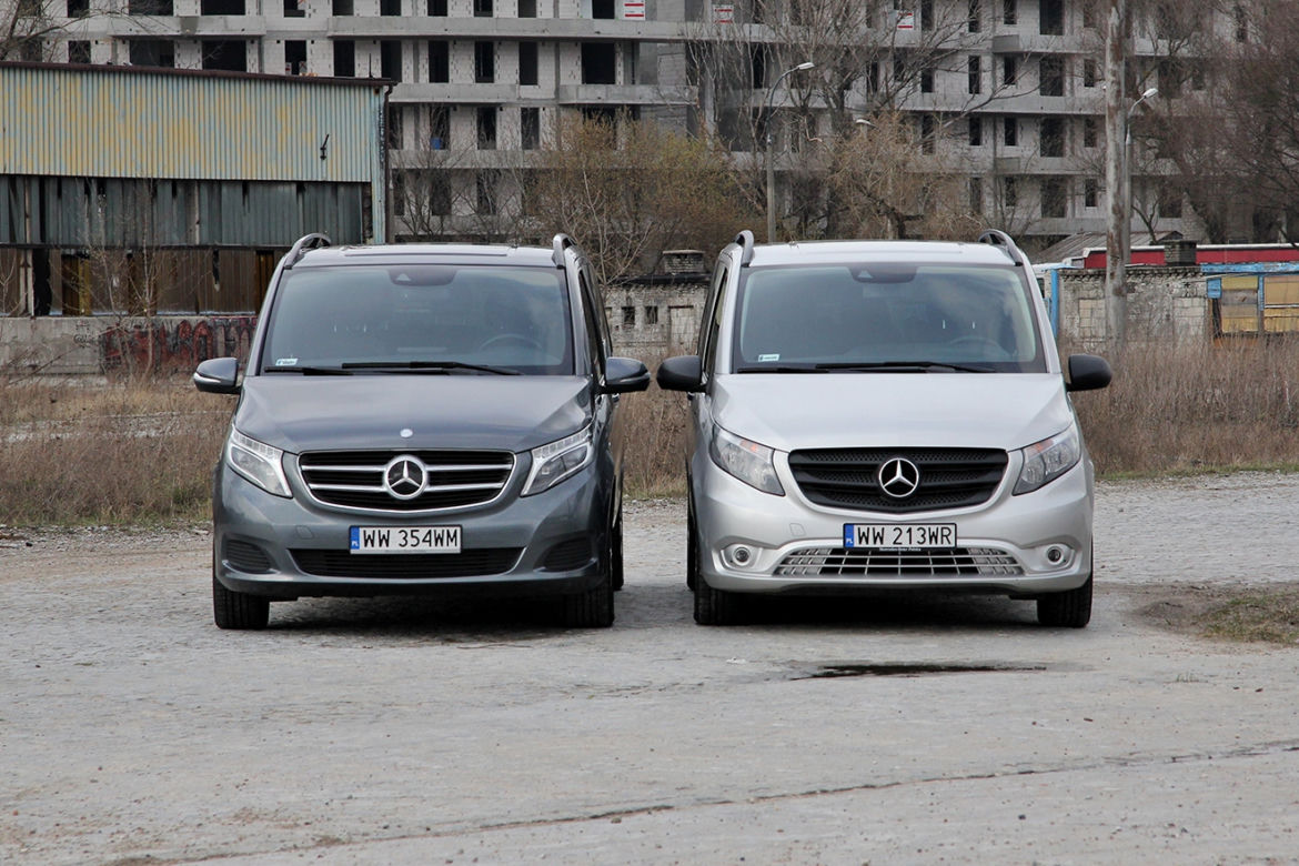 Mercedes Vito Tourer 111 CDI vs. Mercedes V250
