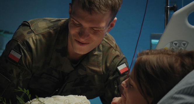 M jak miłość odc. 1928. Majka (Matylda Giegżno), Tomek Kubicki (Chris Cugowski)