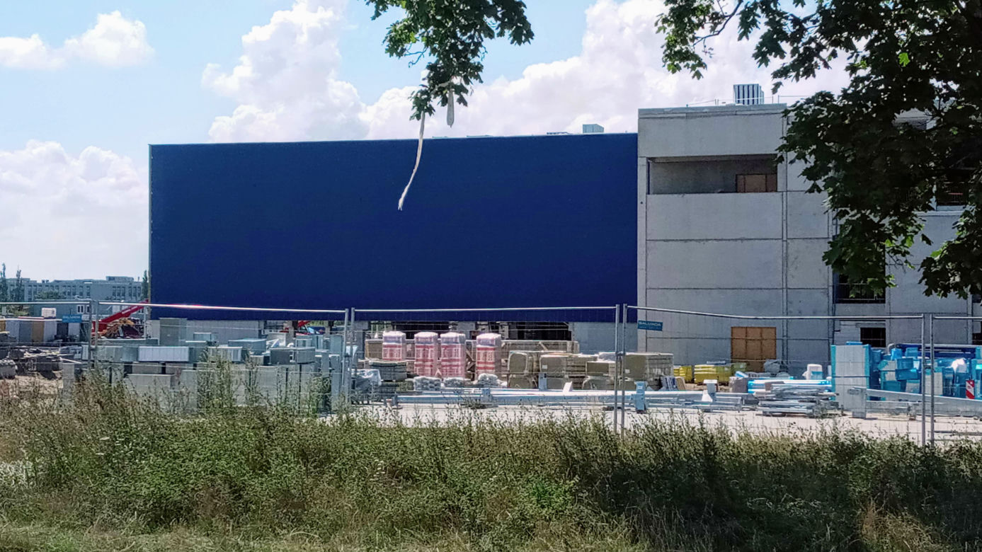 Budowa sklepu IKEA w Szczecinie - lipiec 2020