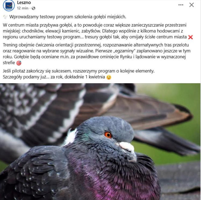 Prima aprilis w Lesznie i regionie