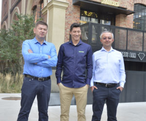 Robert Lewandowski w restauracji Nine's