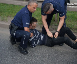 29-latek potrącił dwóch policjantów
