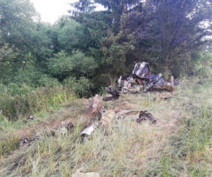 Tragedia po Antidotum. W Czechach rozbił się samolot T-28 Trojan, pilot nie żyje