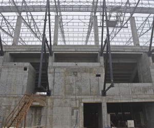 Budowa stadionu w Szczecinie - listopad 2020