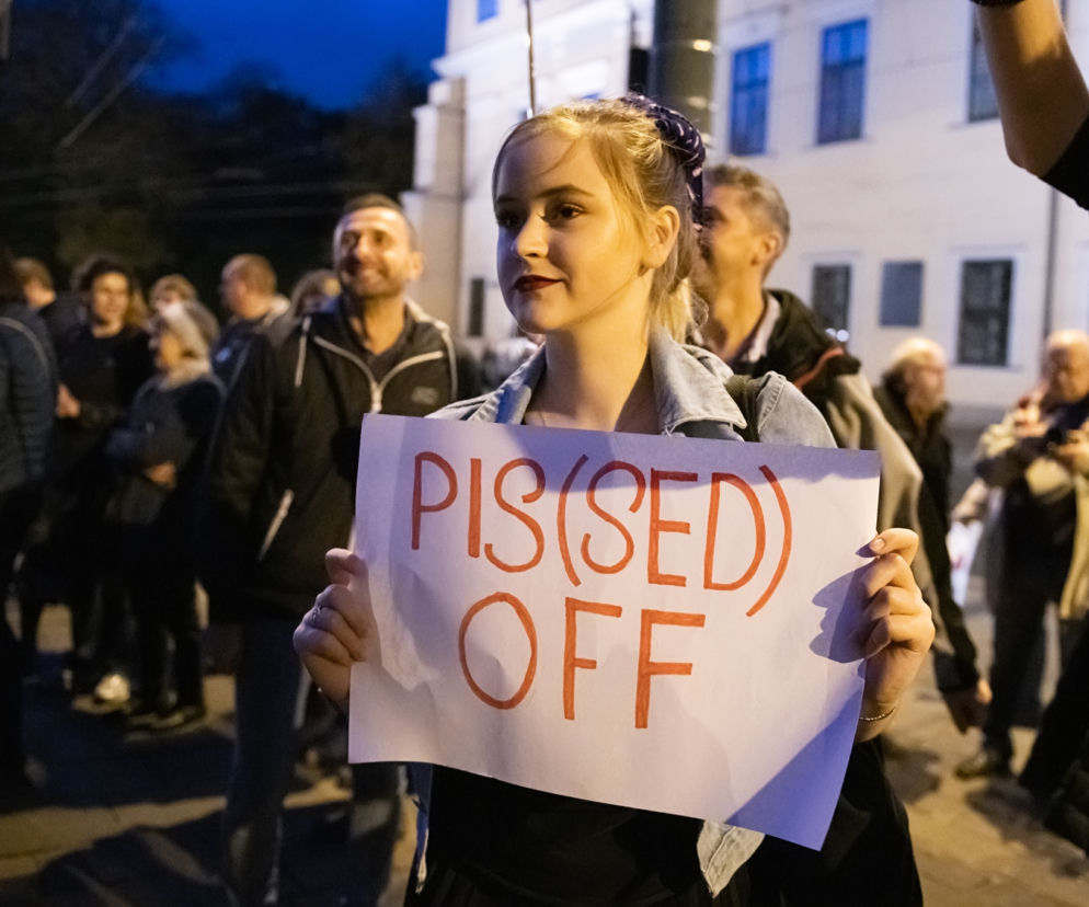 Tańczący protest pod krakowską kurią