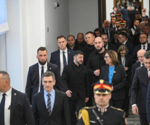 Wołodymyr Zełenski w polskim Sejmie