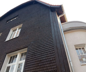 Zabytkowa willa na szczecińskim Pogodnie zachwyca odnowioną elewacją