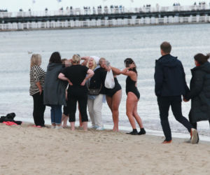 Morsy dorwały Joannę Kurowską na plaży