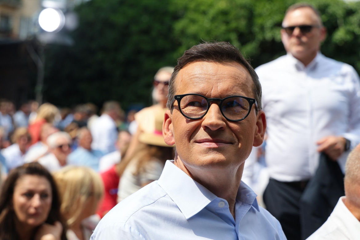 Tak grillował Morawiecki