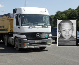 Bartuś zarabiał na kredki, zgninął pod tirem
