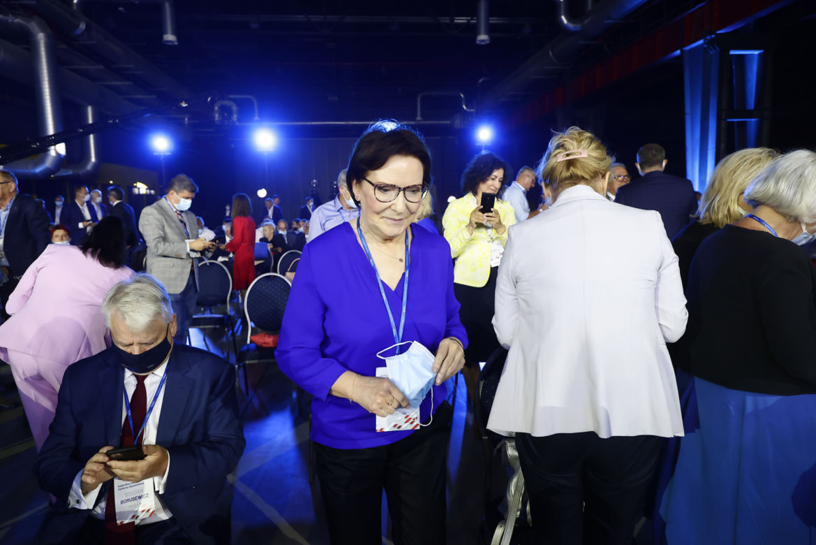 Premier Ewa Kopacz na Konwencji PO 