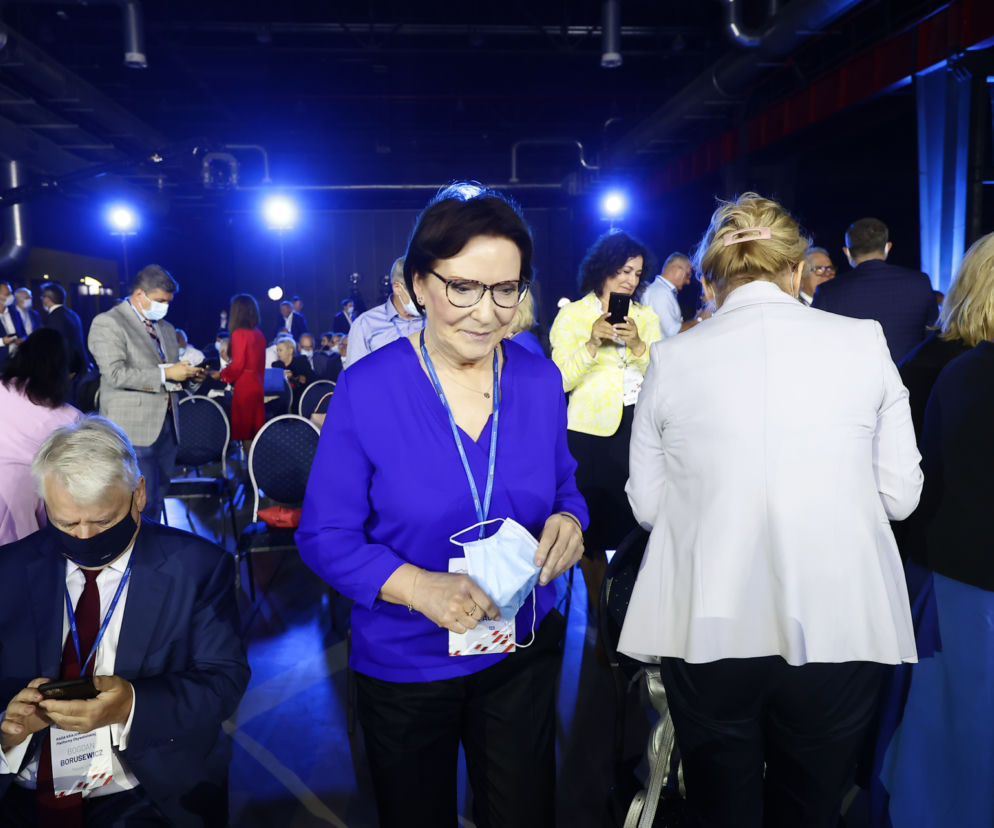 Premier Ewa Kopacz na Konwencji PO 