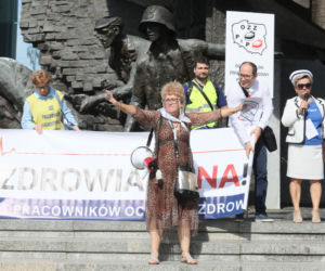 Wielki protest medyków w Warszawie
