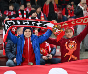 Widzew Łódź - Lech Poznań: Zdjęcia kibiców i zawodników z meczu 24. kolejki PKO BP Ekstraklasy