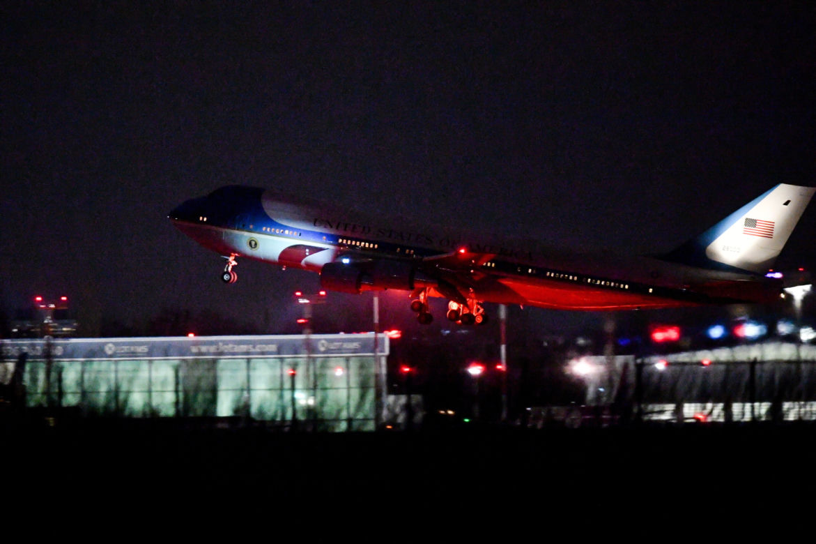 Samolot Air Force One na Lotnisku Chopina