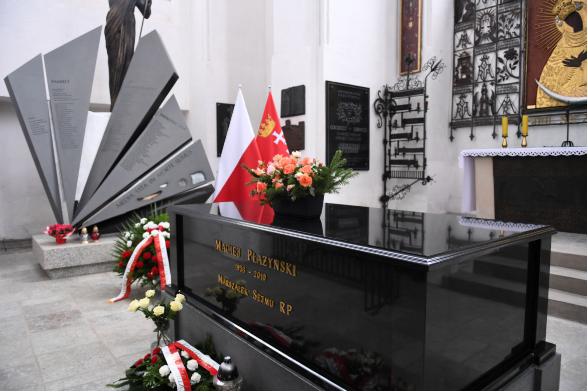 Grób Macieja Płażyńskiego