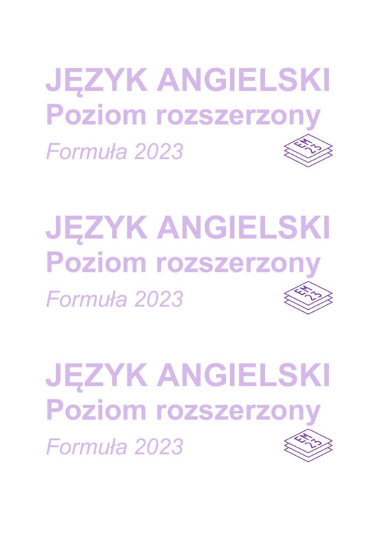 Matura 2026 z angielskiego ROZSZERZONEGO: arkusze CKE, poziom podstawowy [Formuła 2023] 07.05.2026