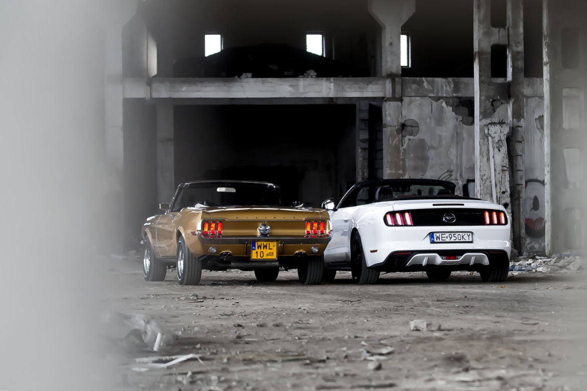 Ford Mustang Convertible 1968 & Ford Mustang Convertible 2015
