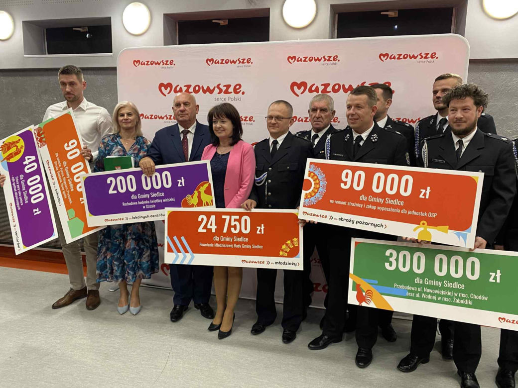 Kilkadziesiąt nowych inwestycji w powiecie siedleckim z dofinansowaniem Mazowsza