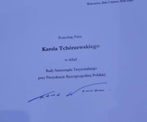Starosta K. Tchórzewski w Radzie Samorządu Terytorialnego