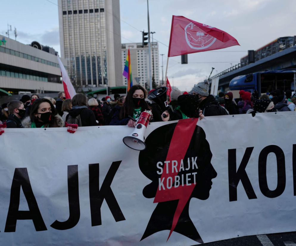 Strajk w Warszawie 8.03.2021