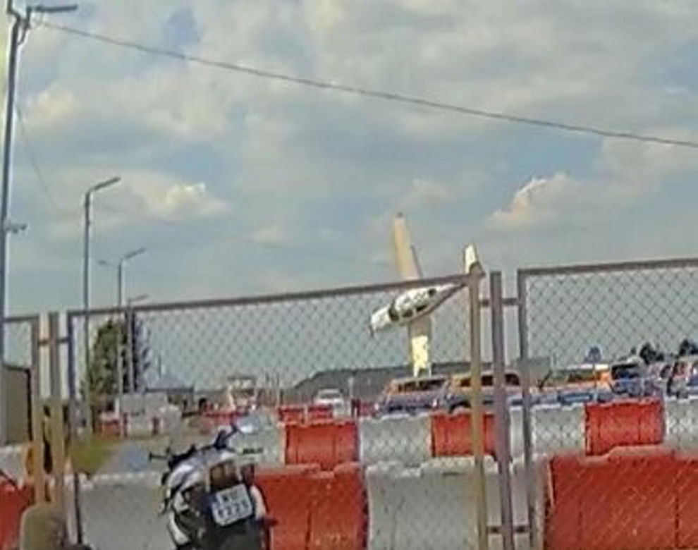 Tak doszło do katastrofa awionetki w Warszawie. Nagranie szokuje!