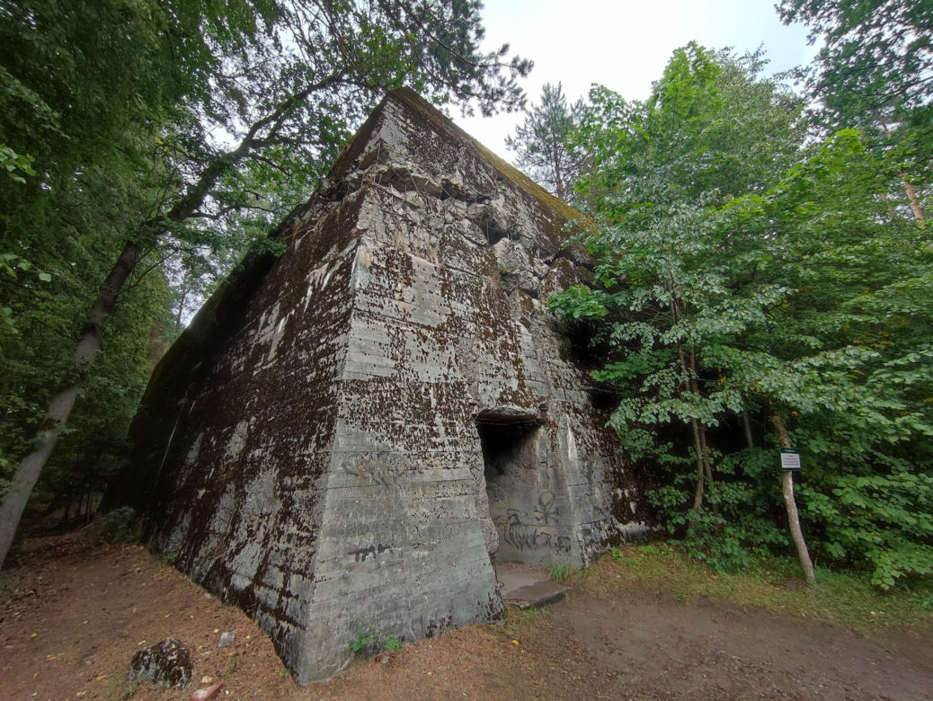 Czarny Szaniec na Mazurach. Bunkry Himmlera ukryte w lesie koło Pozezdrza [ZDJĘCIA]