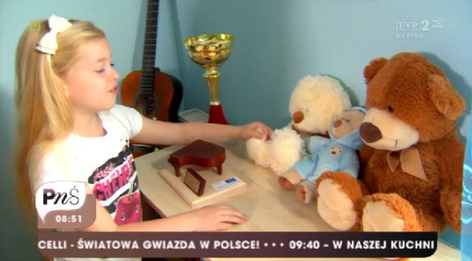 Pytanie na śniadanie. Gabrysia Raczyńska - Basia z M jak miłość w swoim pokoju