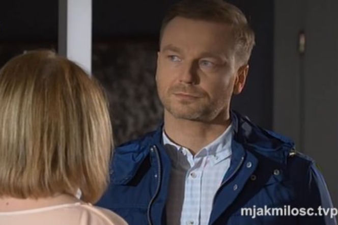 M jak miłość odcinek 1242. Marta (Dominika Ostałowska), Andrzej (Krystian Wieczorek)