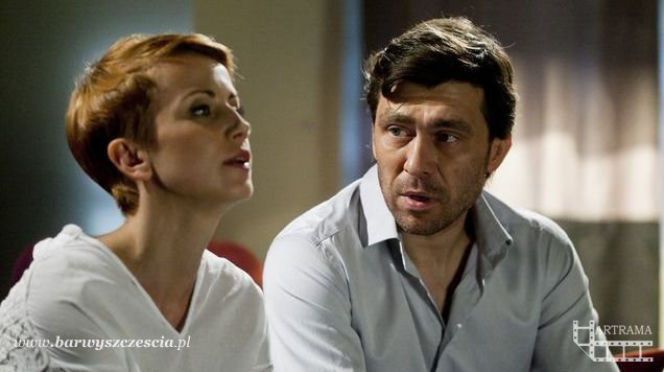 Barwy szczęścia odc. 1026. Marta (Katarzyna Zielińska), Robert (Marcin Czarnik)