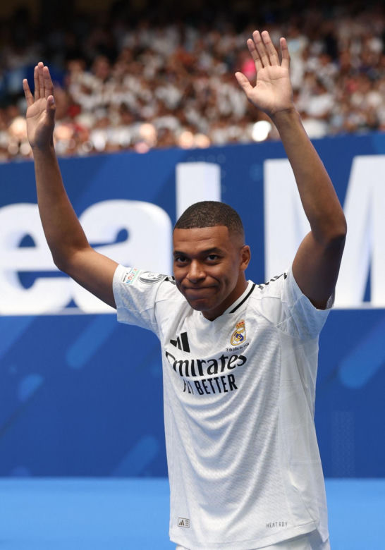 Prezentacja Kyliana Mbappe w Realu Madryt