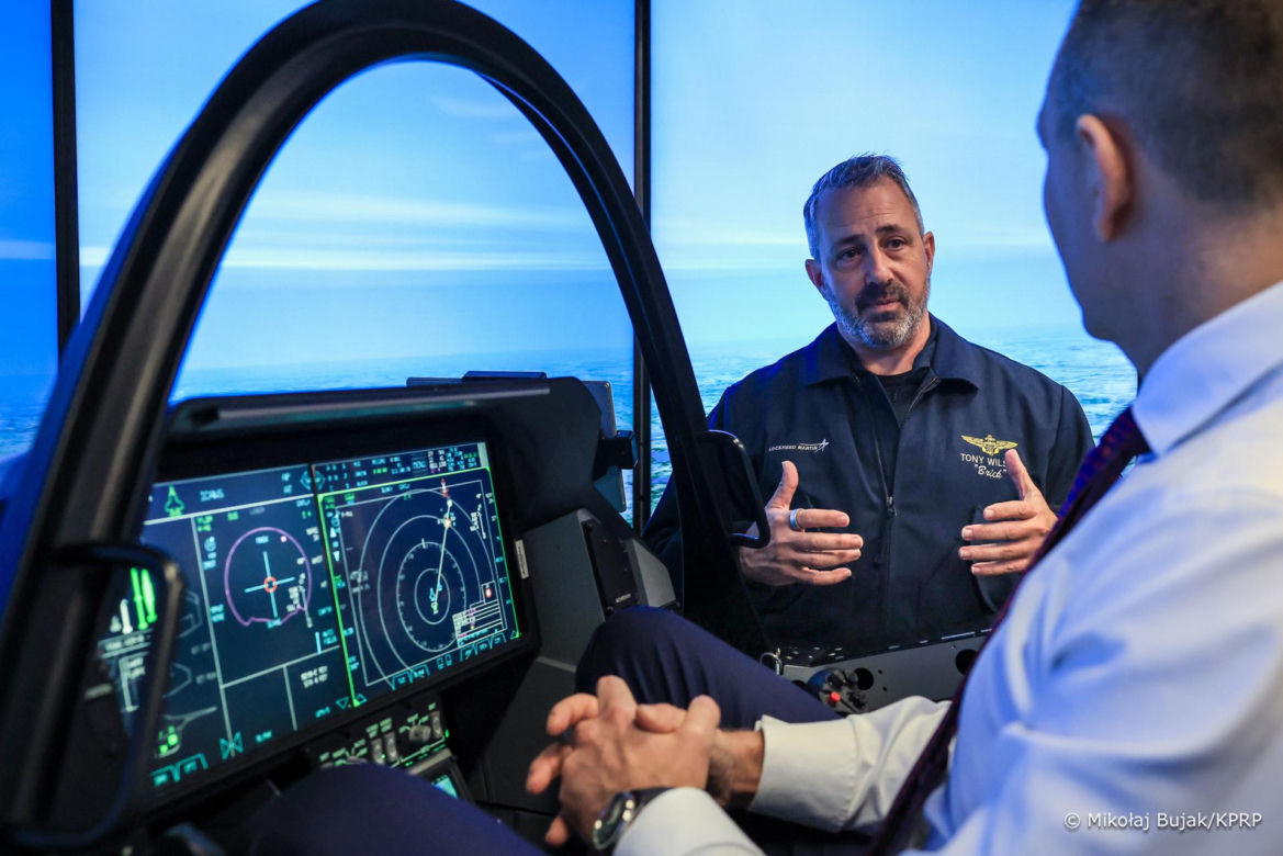 Nawrocki w zakładach Lockheed Martin