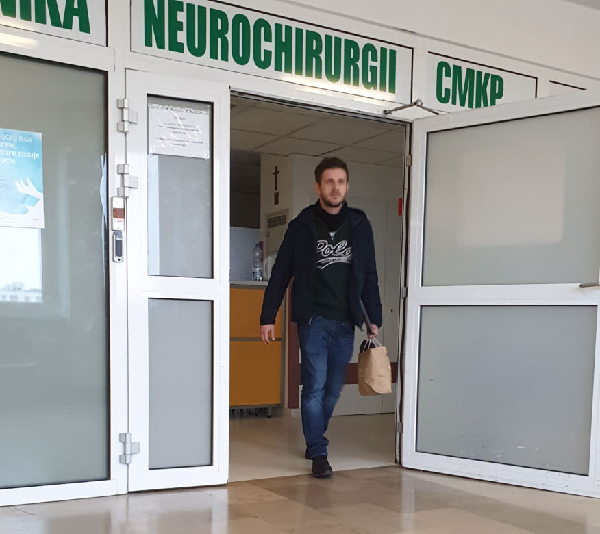 Antek Królikowski. Wpadł na wigilię do taty