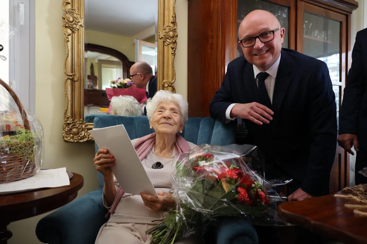 105 lat, tysiące wspomnień i awans na pułkownika. Niezwykły jubileusz Urszuli Tauer!