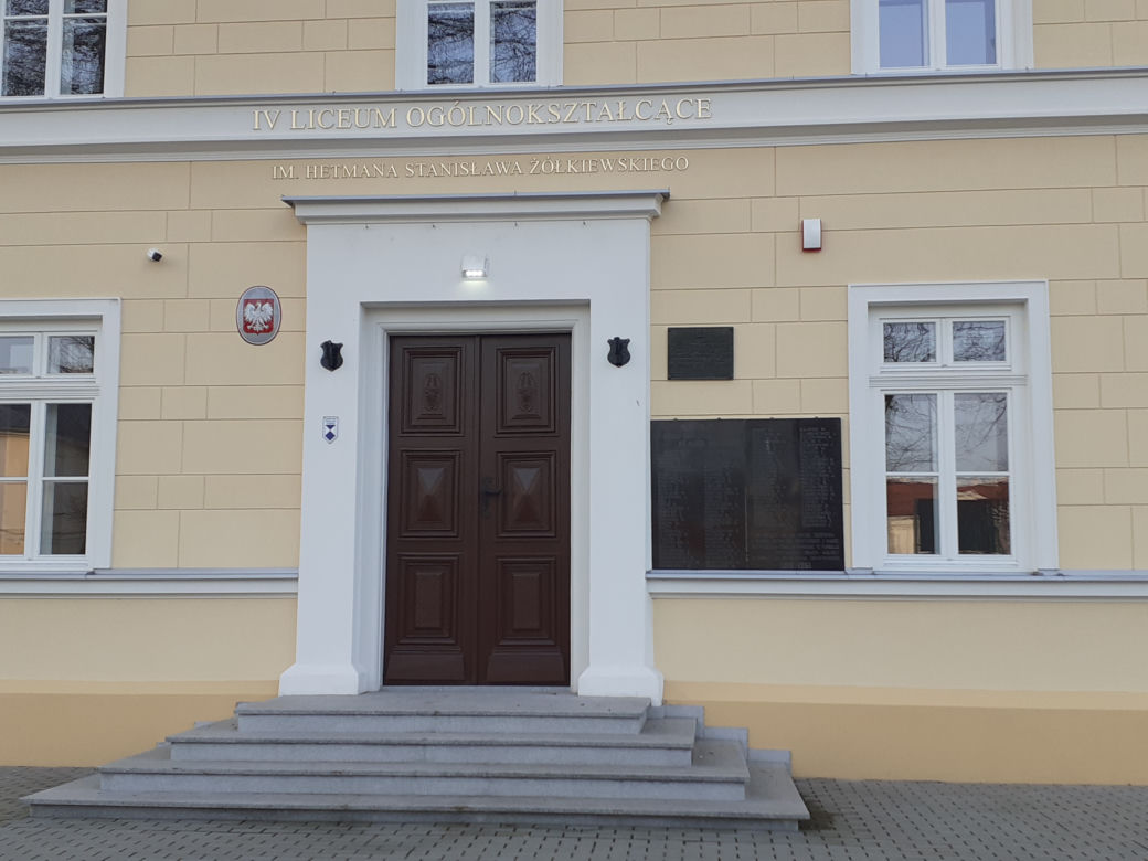 Siedleckie szkoły przy ul. Konarskiego i Prusa i ich okolica w lutym 2021 roku