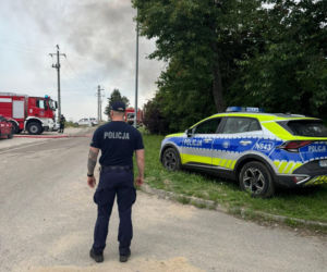 Pożar zakładów w Charnowie
