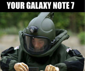 Wybuchający Samsung memy