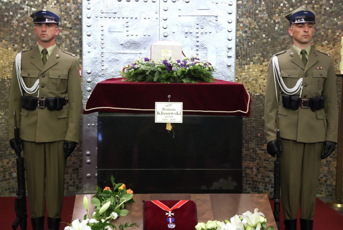 Pogrzeb Romana Kłosowskiego na Powązkach Wojskowych