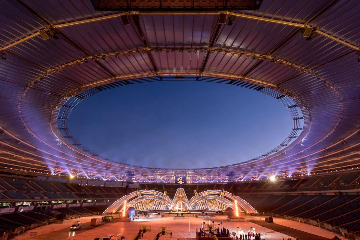 Ostatnie przygotowania na Sylwester z Dwójką na Stadionie Śląskim. Zobacz najnowsze zdjęcia z prób artystów