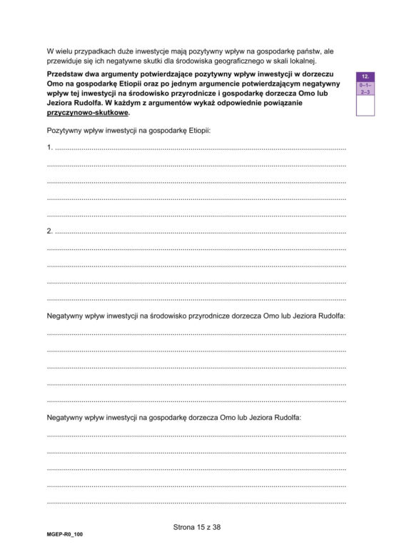 Matura 2025 geografia - arkusz CKE 15.05.2025 - Formuła 2023