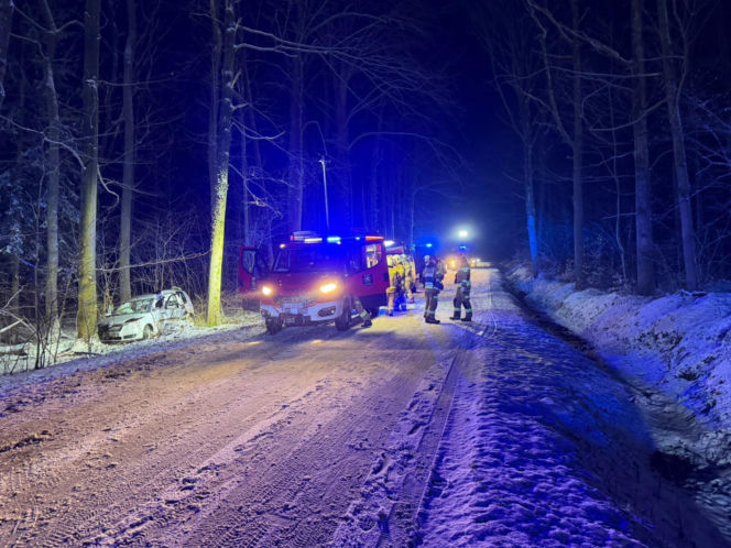 Wypadek koło Jawora