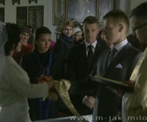 M jak miłość odc. 725. Ślub Kingi (Katarzyna Cichopek) i Piotrka (Marcin Mroczek)