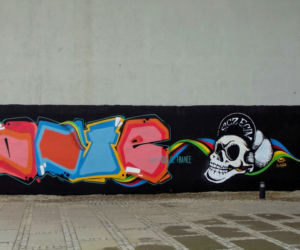 Murale na filarach Trasy Zamkowej