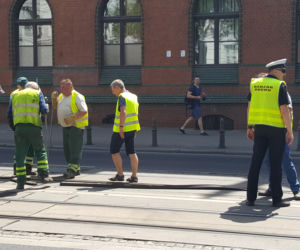Upał w Bydgoszczy dał się we znaki... szynom!