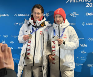 Kacper Tomasiak i Paweł Wąsek z medalami olimpijskimi