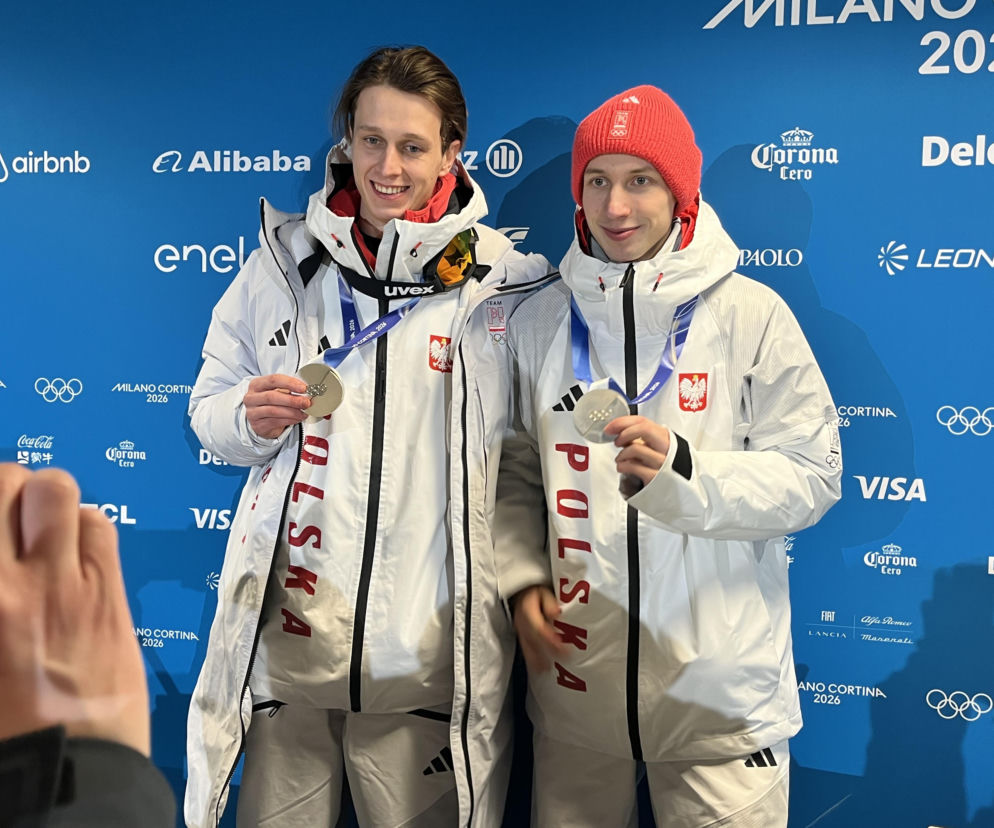 Kacper Tomasiak i Paweł Wąsek z medalami olimpijskimi