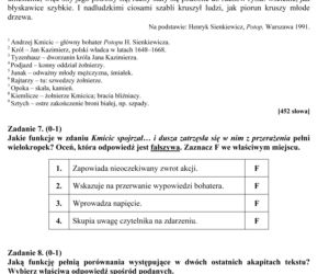 EGZAMIN GIMNAZJALNY 2013 JĘZYK POLSKI - ODPOWIEDZI, ARKUSZE z CKE