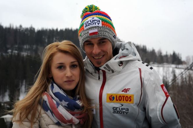 Piotr Żyła żona, Justyna Żyła