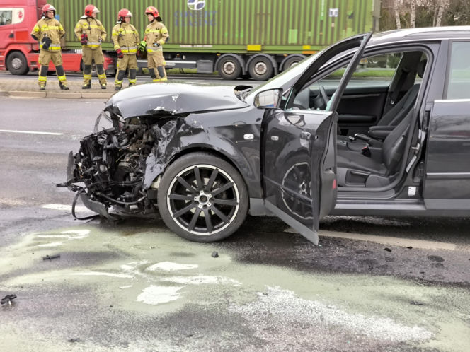 Wypadek na Konstytucji 3 Maja w Lesznie